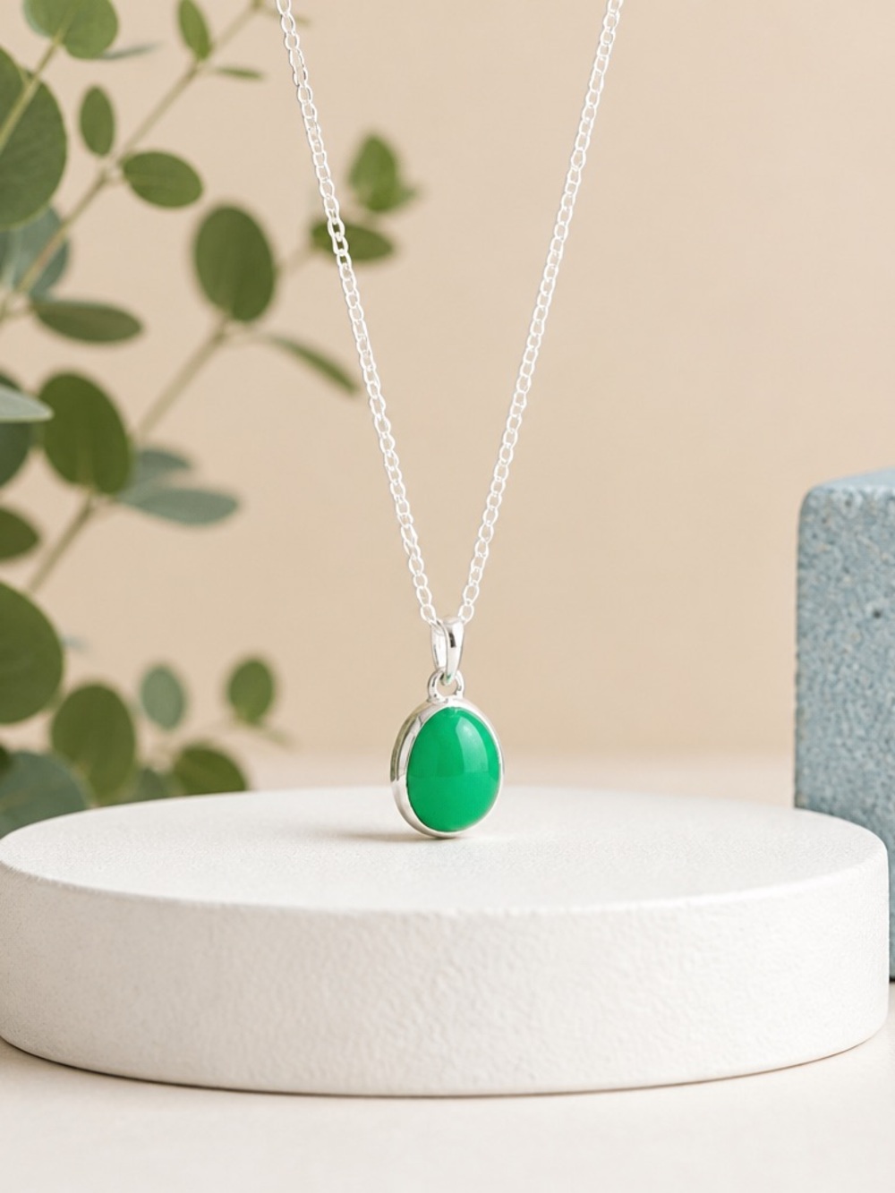 NEW! Chrysoprase Necklace